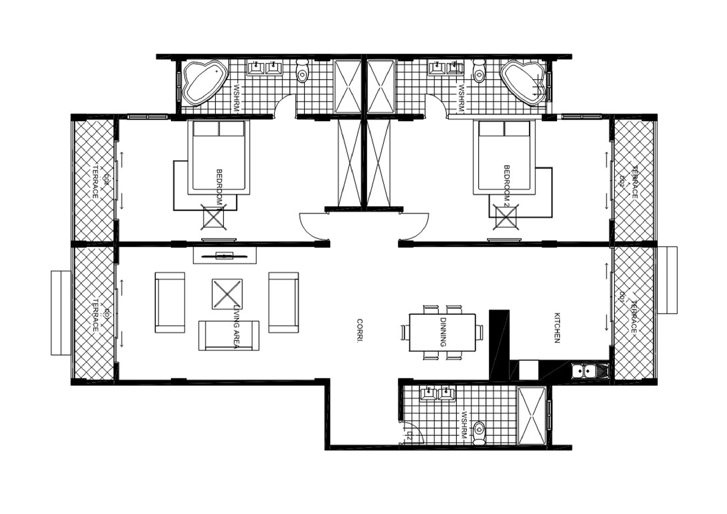 2 Bedroom House