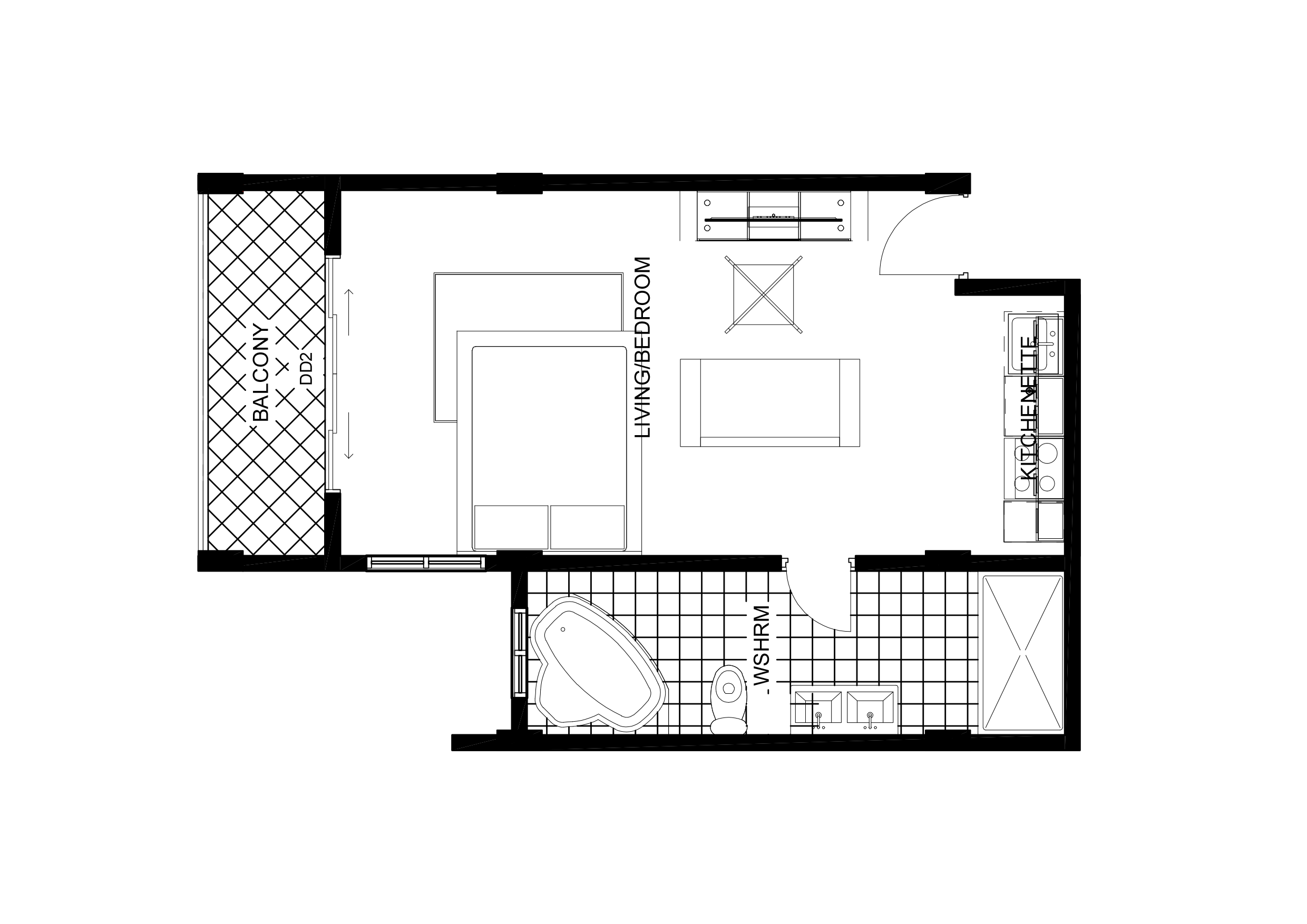 Studio Apartment Type A